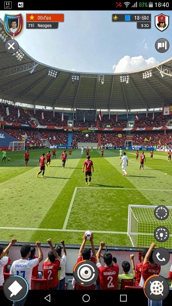 9zk - Screenshot menunjukkan karakter utama di lokasi baru.