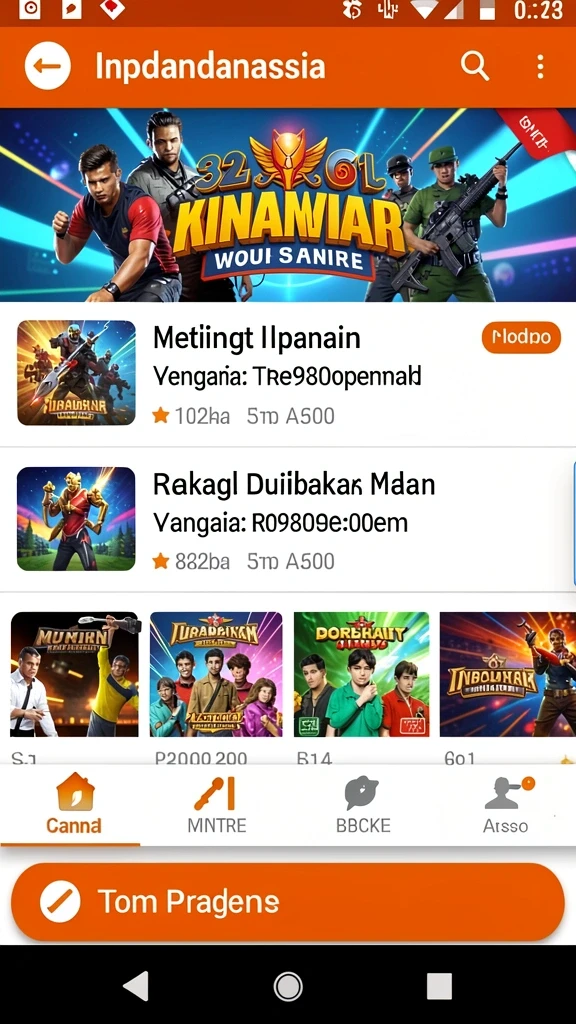joss777 - Tampilan antarmuka yang modern dan menarik.