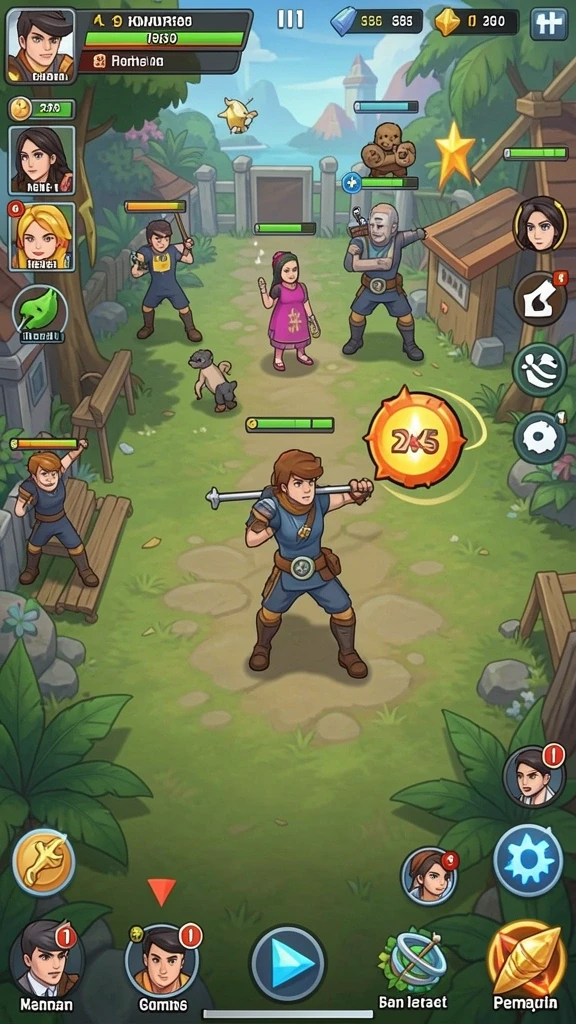 tante777 - Screenshot saat bermain level menantang di TANTE777.