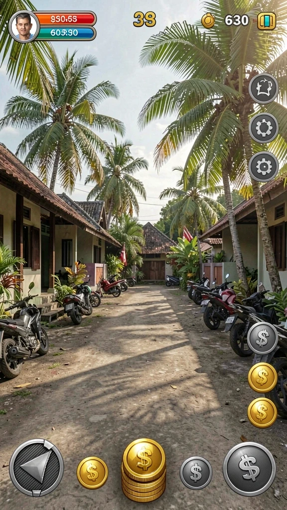 tentoto - Screenshot menampilkan berbagai jenis permainan yang tersedia.